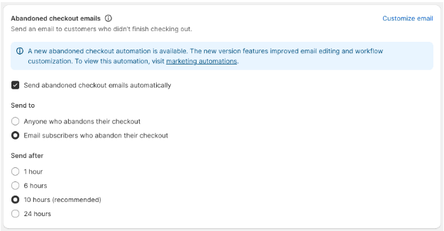 shopify checkout
