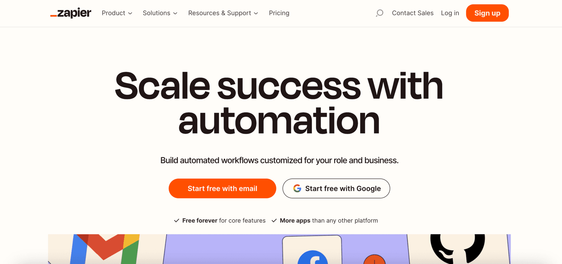 Zapier iPaaS tool 