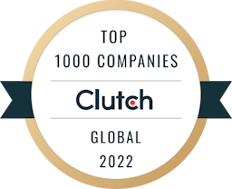 Clutch TOP 1000 Award 2022