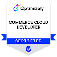 Optimizely Commerce Cloud Developer Badge