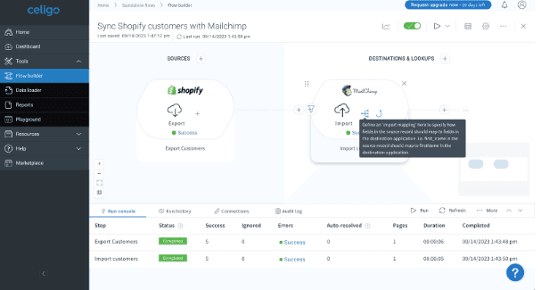 How to build a Celigo flow?