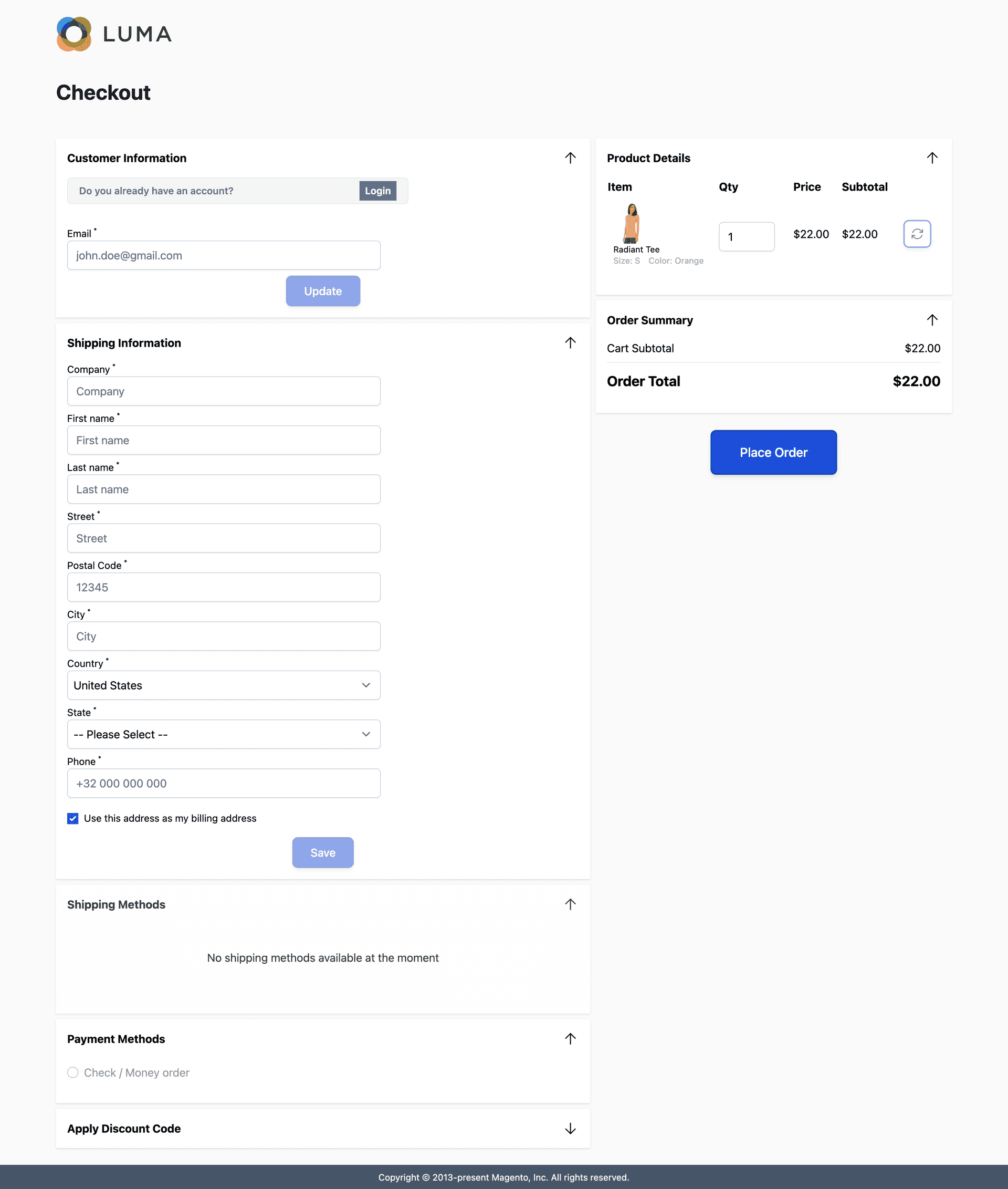 app checkout clean test checkout