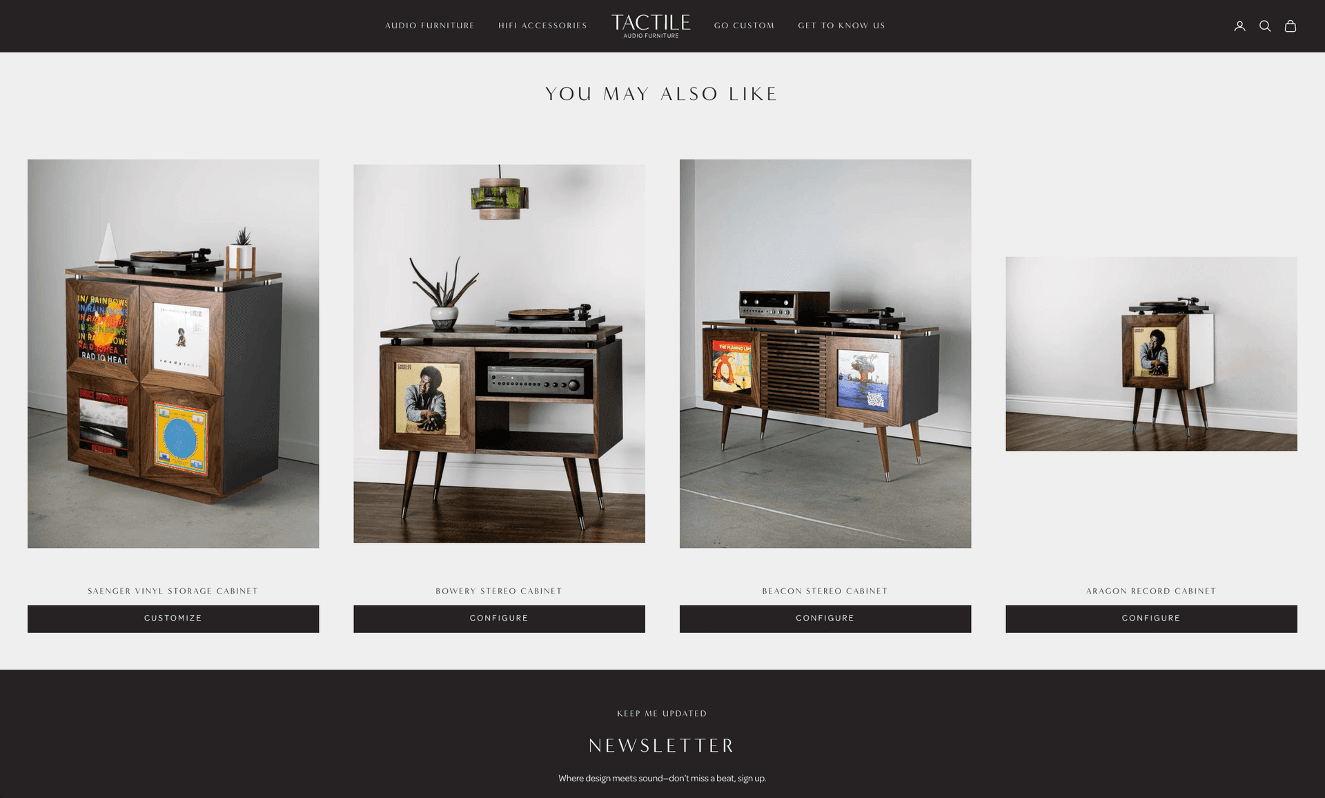 Tactile Audio Furniture