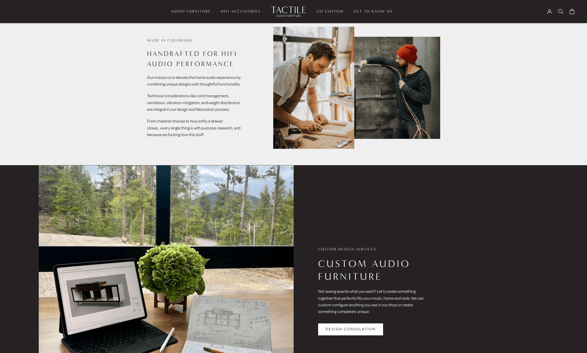 Tactile Audio Furniture