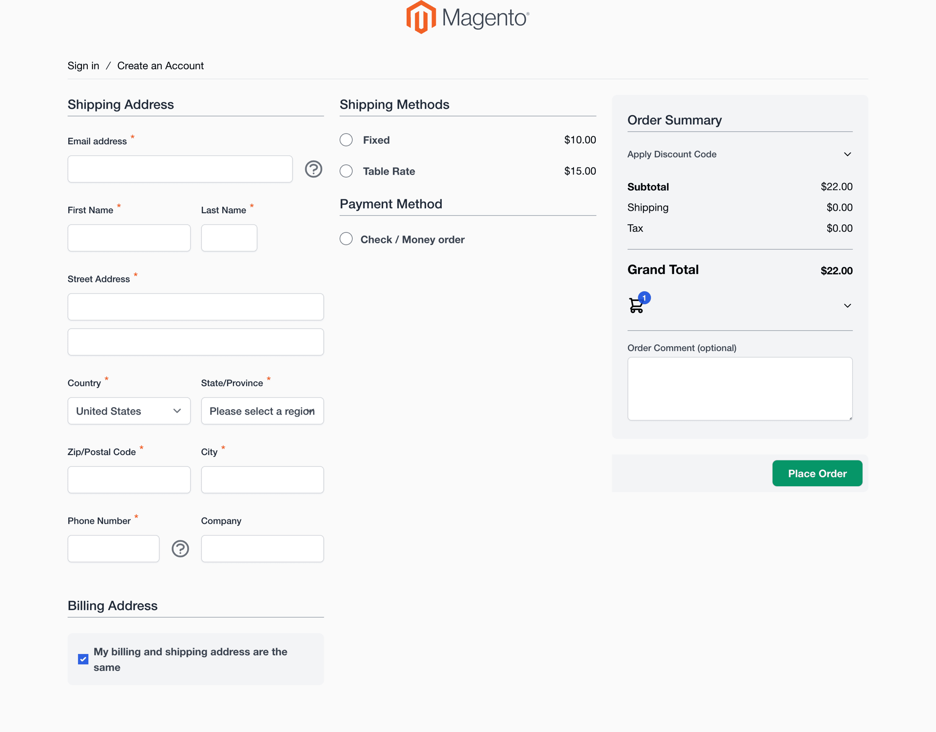 app checkout clean test checkout
