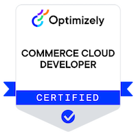 Optimizely Commerce Cloud Developer Badge