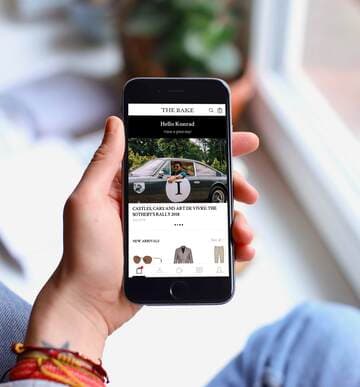 A person holding a phone