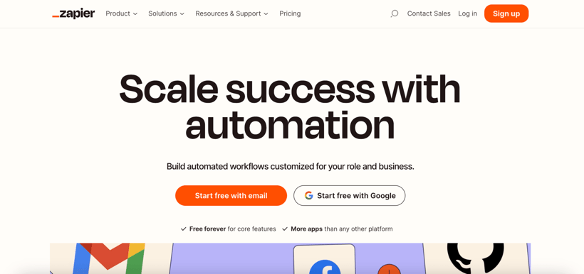 Zapier iPaaS tool 